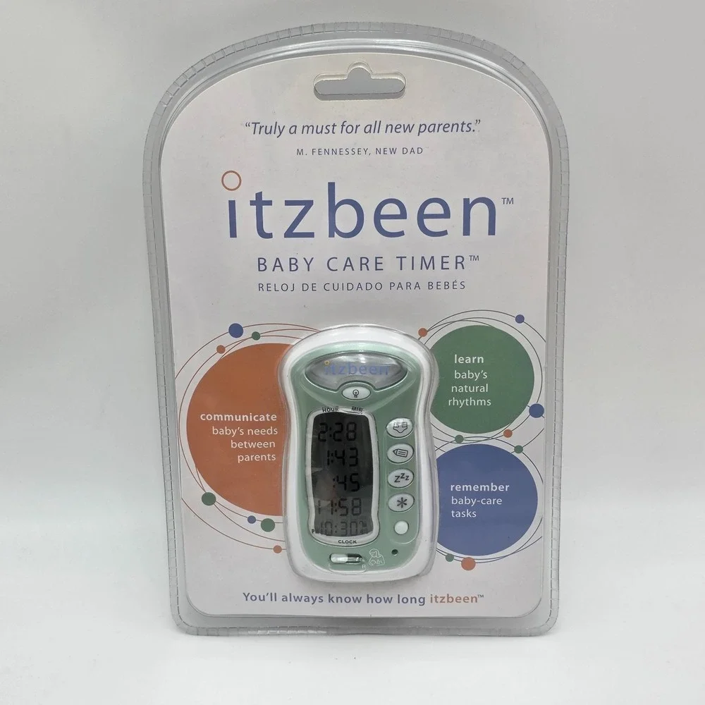 Itzbeen Baby Care Timer WD68 White Nursery Feeding Diaper Sleep Tracker New